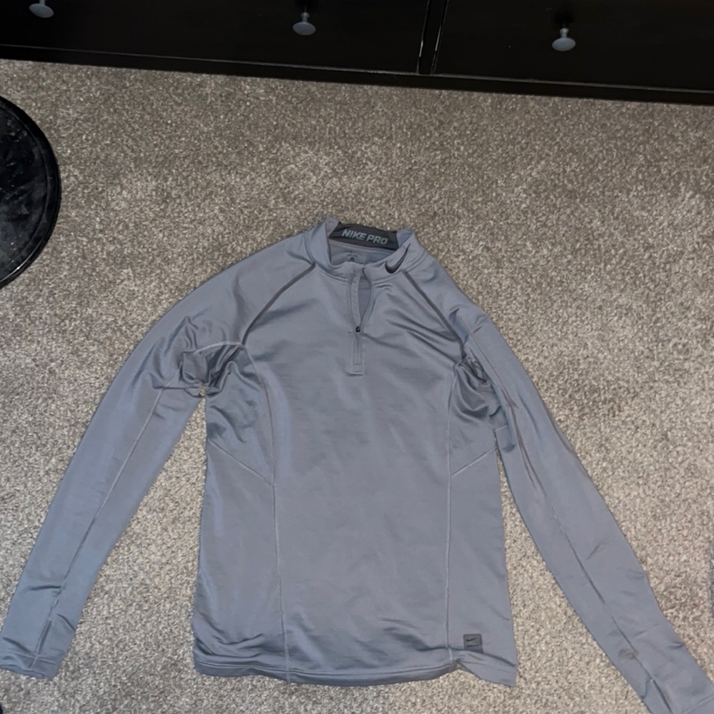 Medium Nike pro fitted quarter zip.